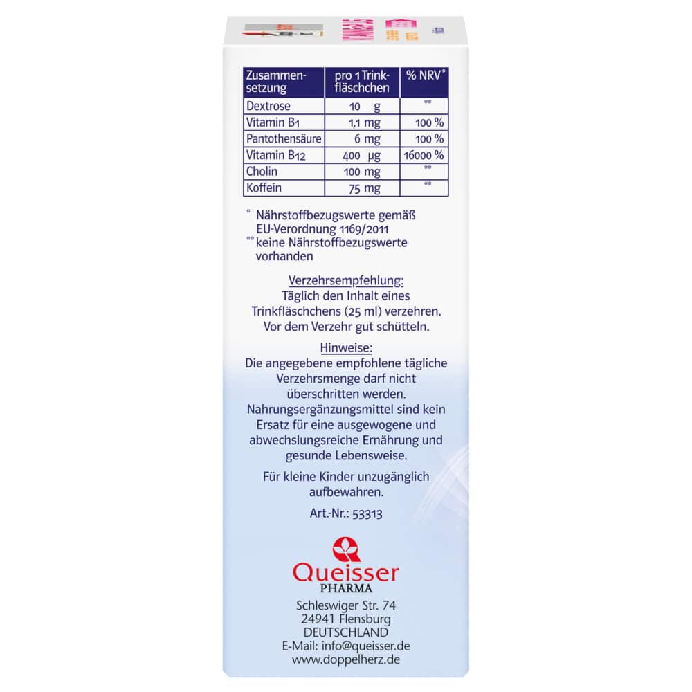 Doppelherz system VITAMIN B12 PLUS ENERGIE 10X25 ml Trinkampullen