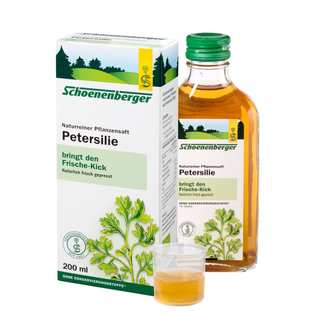 Schoenenberger Naturreiner Pflanzensaft Petersilie 200 ml Saft