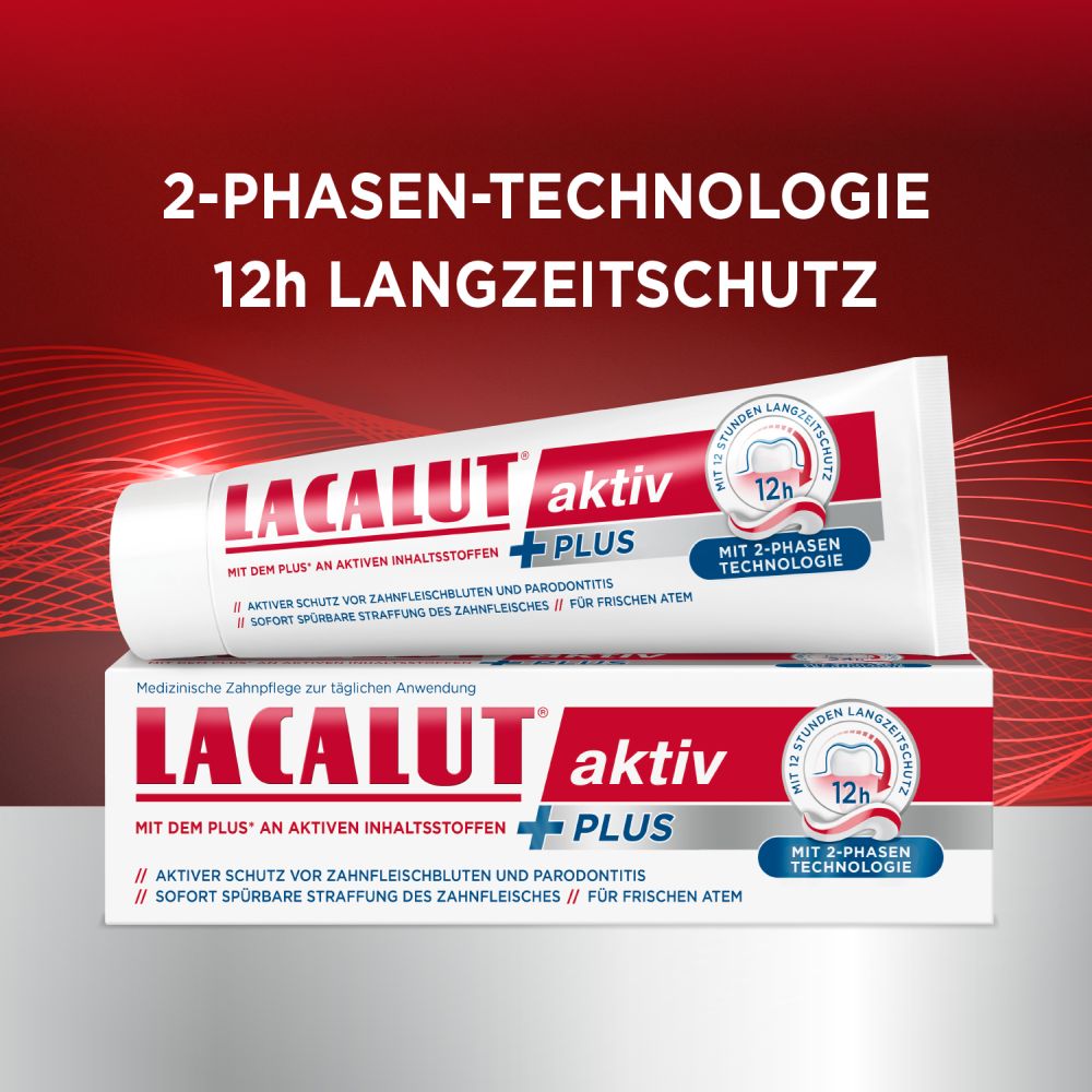 Lacalut aktiv Plus 75 ml Zahncreme