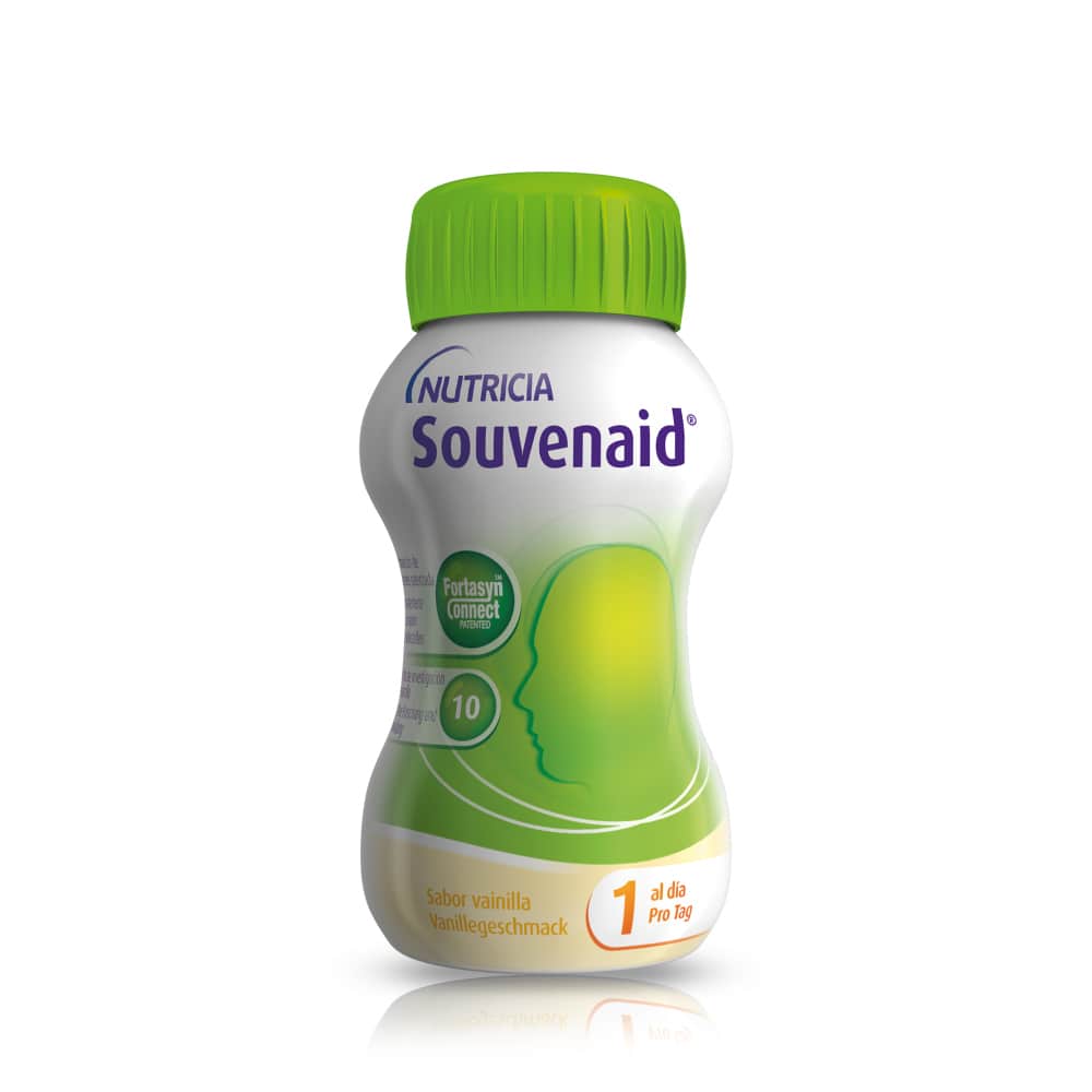 NUTRICIA Souvenaid Trinknahrung Vanillegeschmack 4X125 ml Flüssigkeit