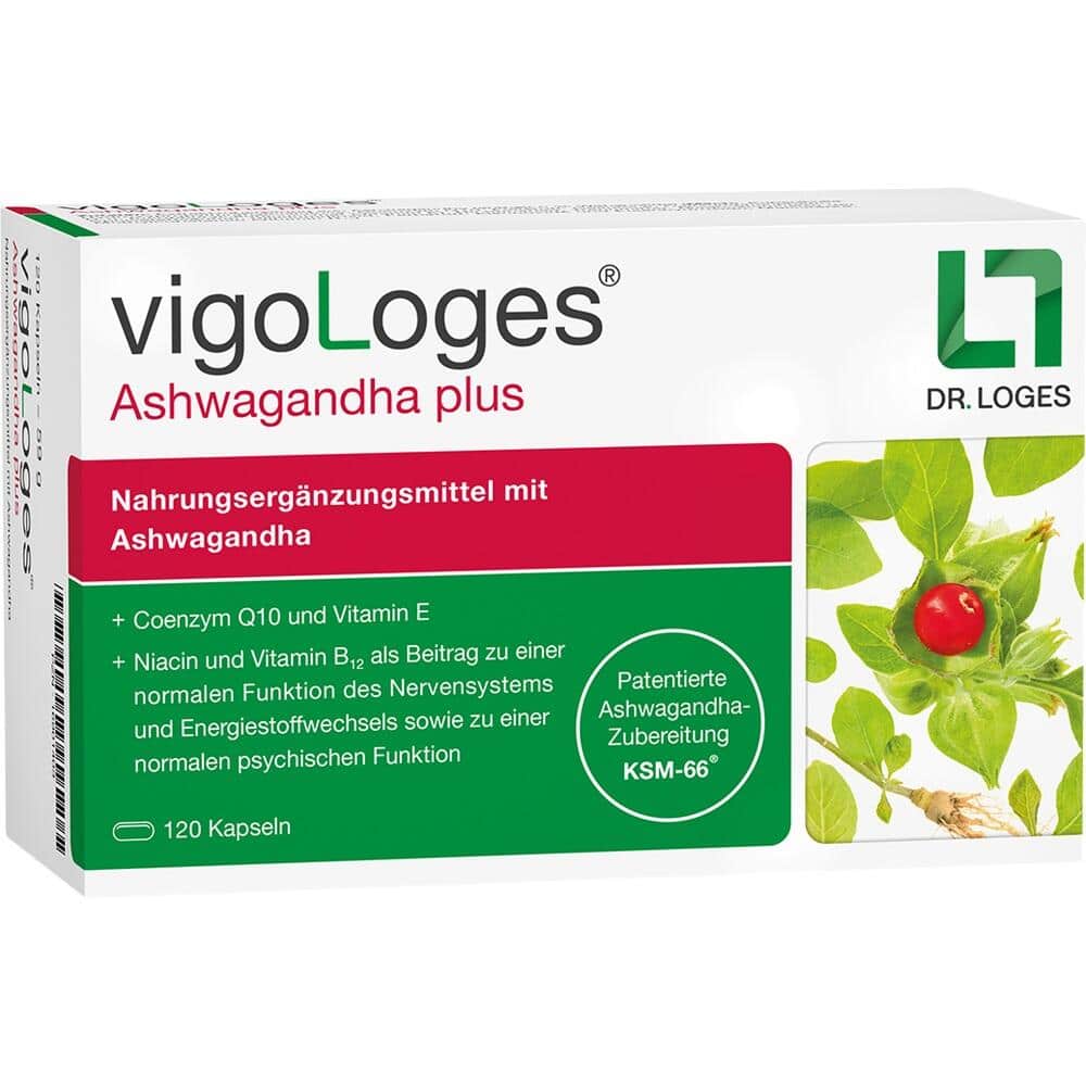 vigoLoges Ashwagandha plus 120 St Kapseln