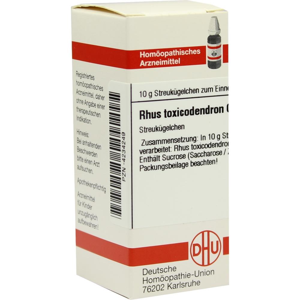 RHUS TOXICODENDRON C 4 Globuli 10 g Globuli