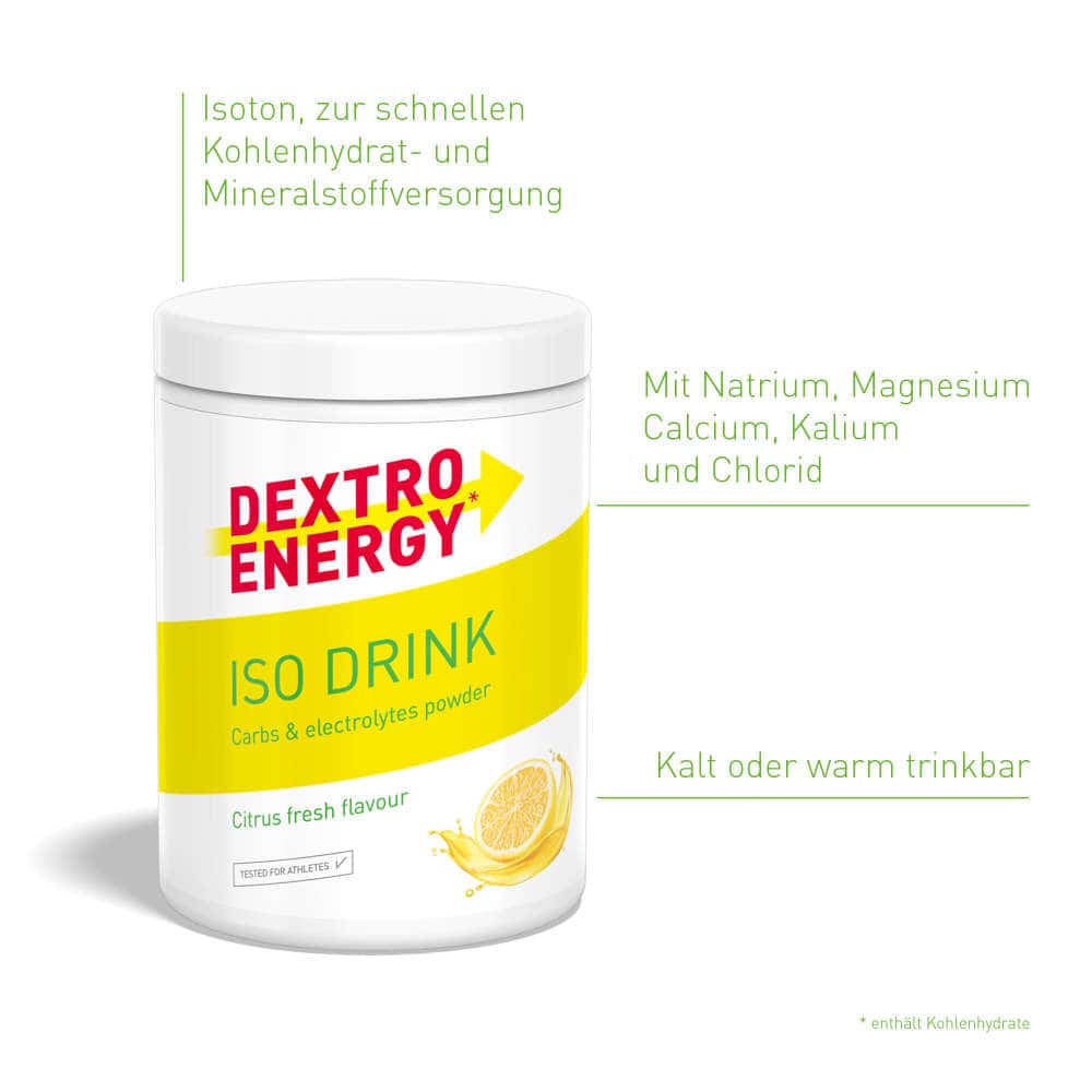 DEXTRO ENERGY Iso Drink Citrus 440 g Pulver