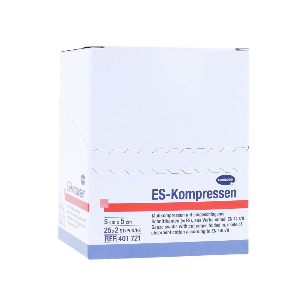 ES-KOMPRESSEN steril 5x5 cm 8fach 25X2 St Kompressen