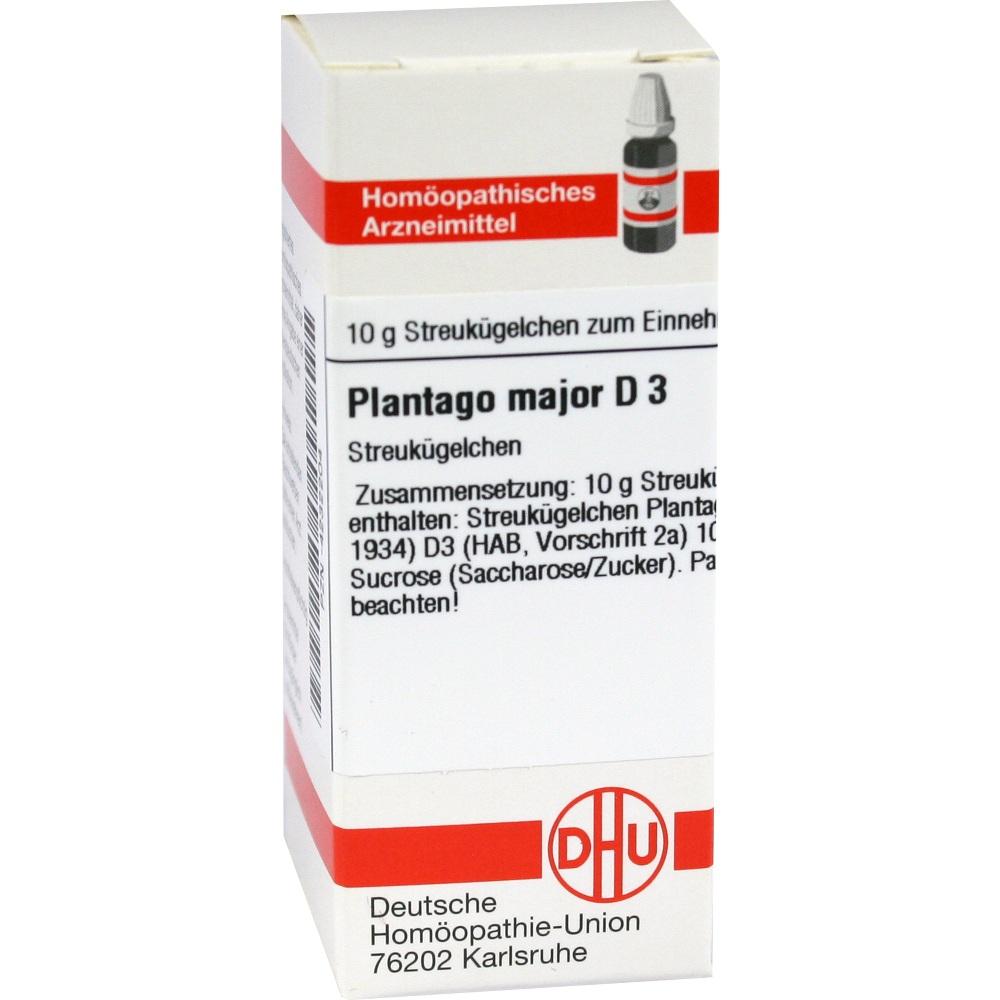 PLANTAGO MAJOR D 3 Globuli 10 g Globuli