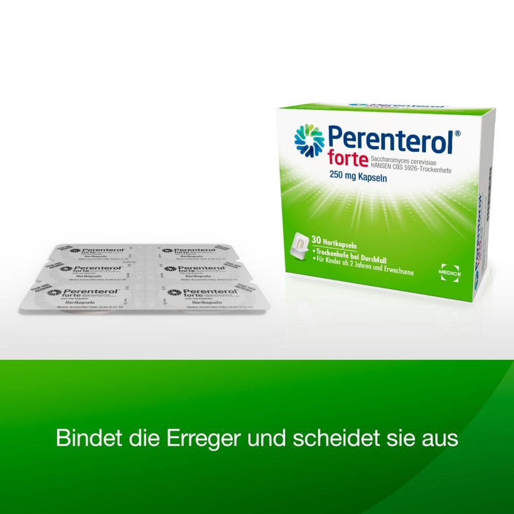 Perenterol forte bei akutem Durchfall  30 St Hartkapseln