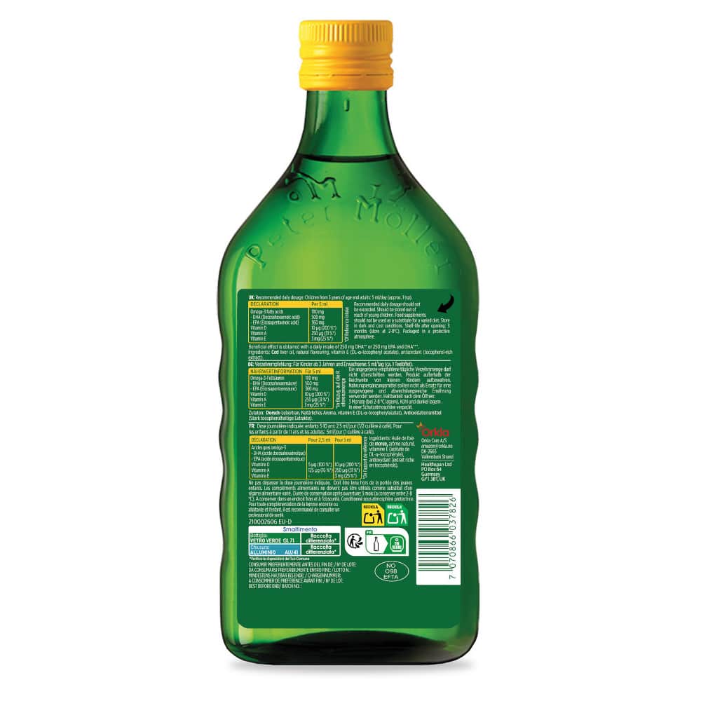 MÖLLERS OMEGA-3 LEMON 500 ml Öl