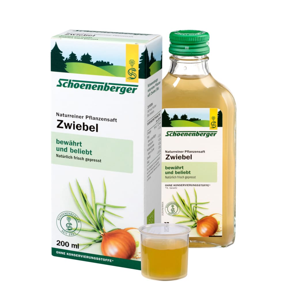 Schoenenberger Naturreiner Pflanzensaft Zwiebel 200 ml Saft