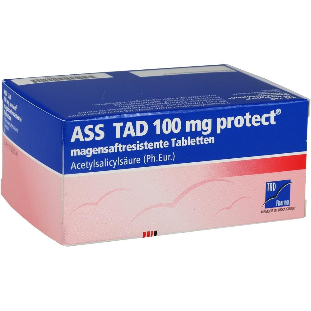 ASS TAD 100mg protect 100 St Filmtabletten magensaftresistent
