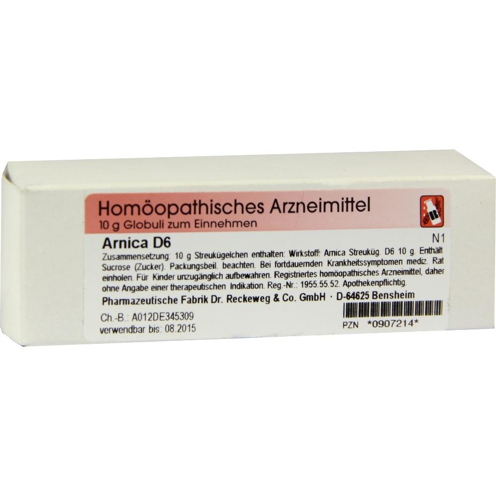 ARNICA D 6 Globuli 10 g Globuli