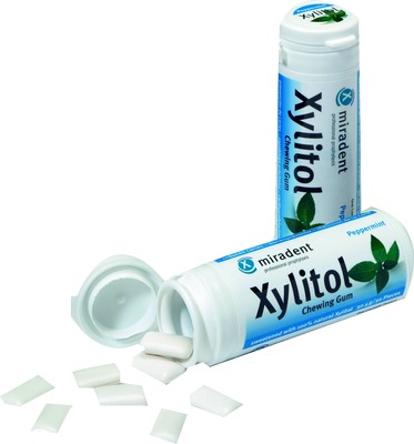 miradent Xylitol Chewing Gum Peppermint 30 St Kaugummi