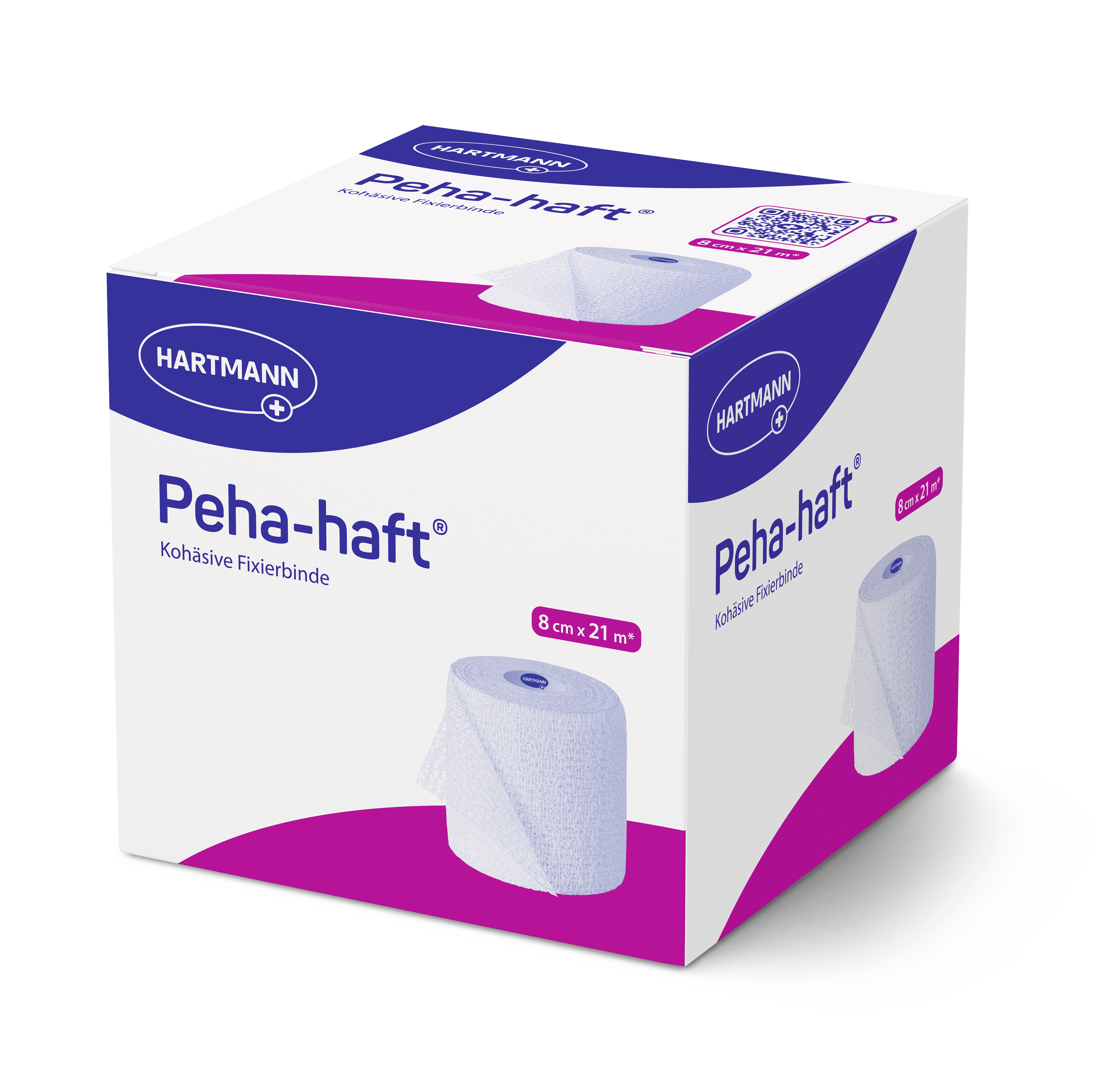 Peha-haft Color Fixierbinde 8cm x 21m 1 St Binden