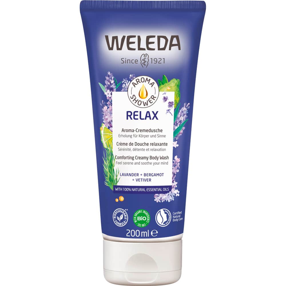 Weleda Relax Aroma Cremedusche 200 ml Duschgel