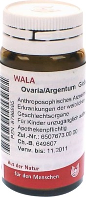 WALA Ovaria/Argentum Globuli 20 g Globuli