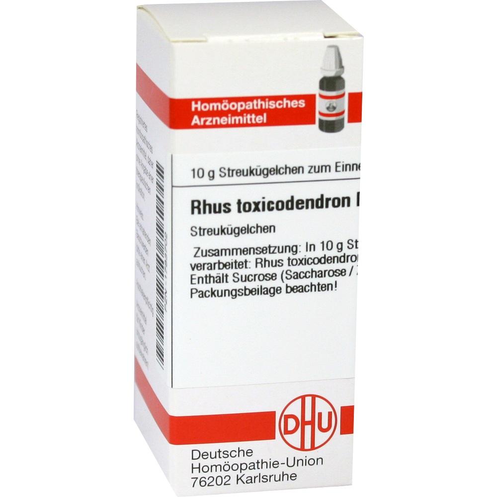 RHUS TOXICODENDRON D 3 Globuli 10 g Globuli