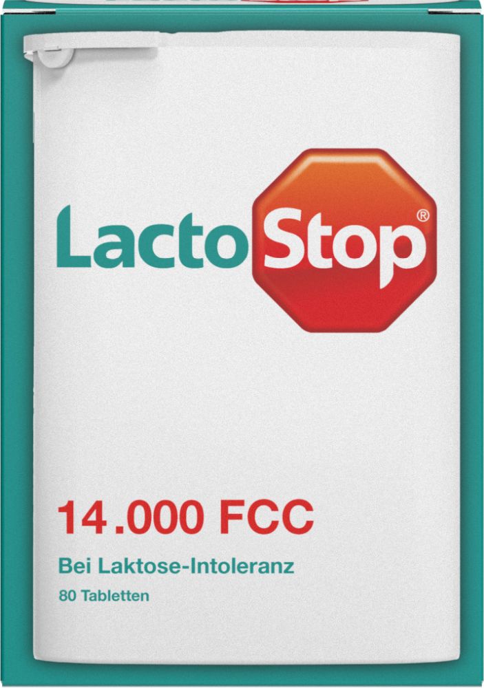 LactoStop 14000 FCC Tabletten Spender 80 St Tabletten