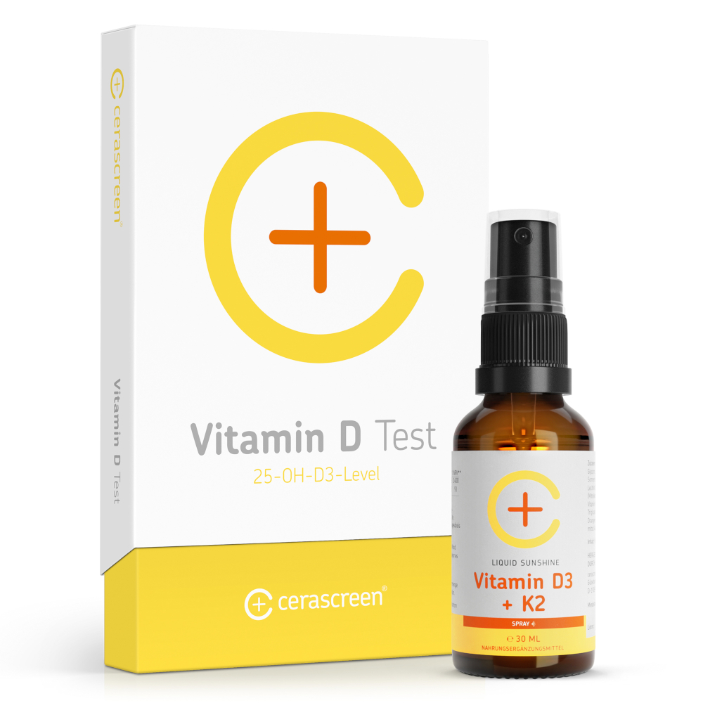 cerascreen Vital LIQUID SUNSHINE Vitamin D + K2 Spray 30 ml Spray cerascreen Vital LIQUID SUNSHINE Vitamin D + K2 Spray 30 ml Spray