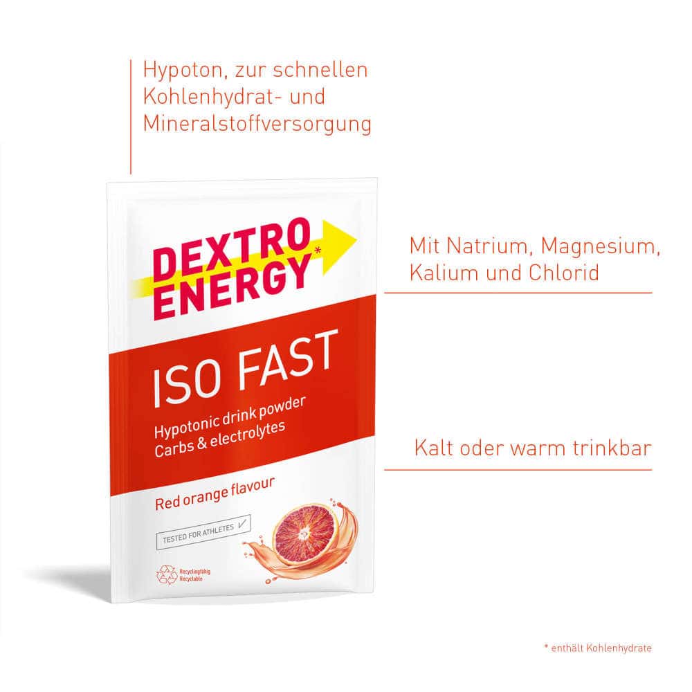 DEXTRO ENERGY IsoFast red orange  56 g Pulver