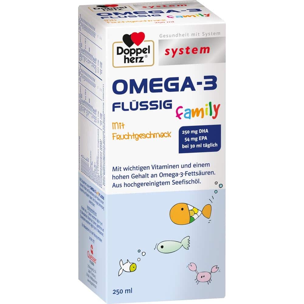 Doppelherz system OMEGA-3 FLÜSSIG family 250 ml Flüssigkeit zum Einnehmen
