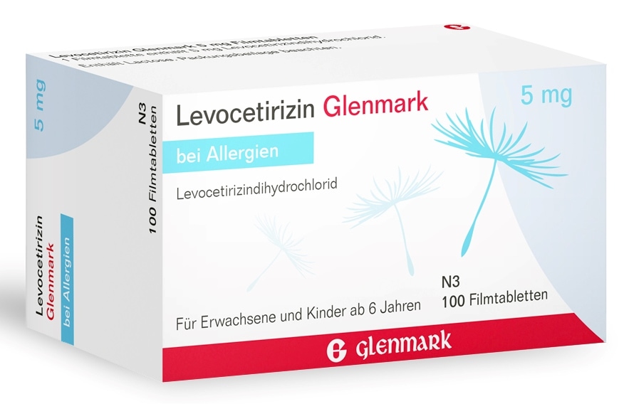 Levocetirizin Glenmark 100 St Filmtabletten