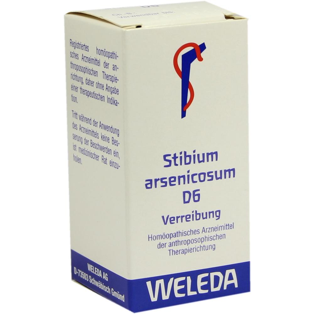 WELEDA STIBIUM ARSENICOSUM D 6 Trituration 20 g Trituration