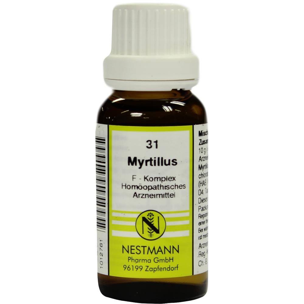 MYRTILLUS F Komplex 31 Dilution 20 ml Dilution