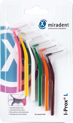 miradent I-Prox L Interdentalbürsten sortiert 6 St