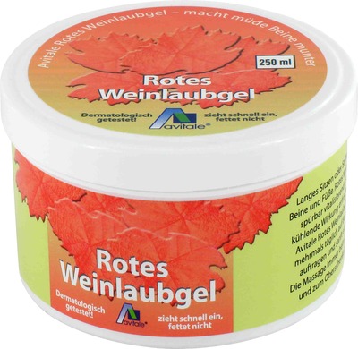ROTES WEINLAUB Gel 250 ml Gel