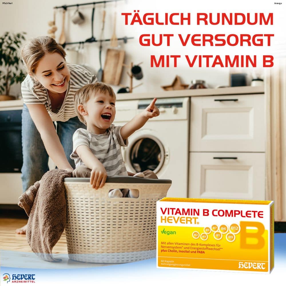 VITAMIN B COMPLETE HEVERT 60 St Kapseln