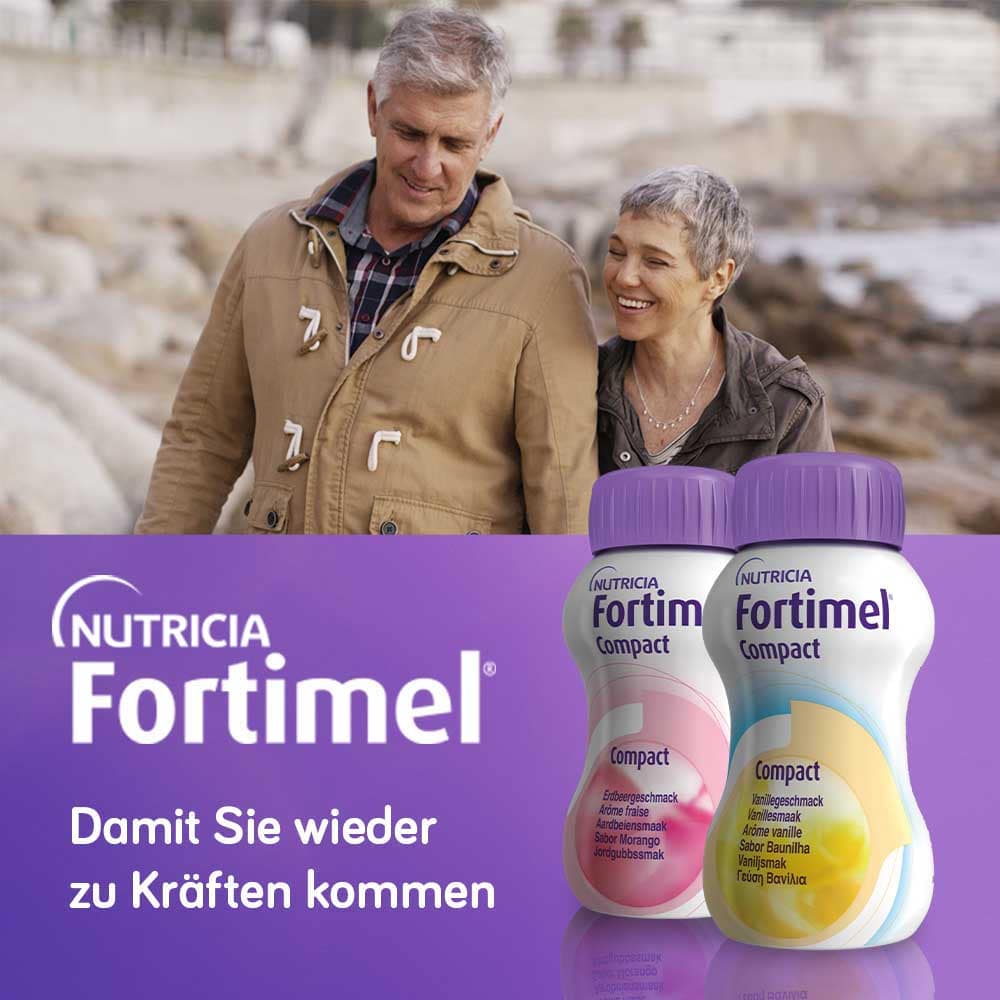 Fortimel Compact 2.4 Trinknahrung Vanille 8X4X125 ml Flüssigkeit
