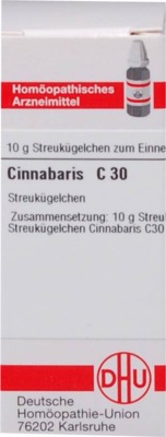 CINNABARIS C 30 Globuli 10 g Globuli