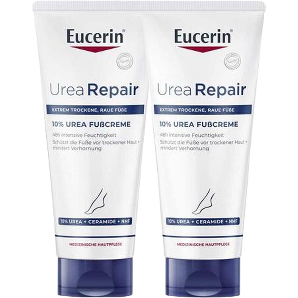 Eucerin Urea Repair FUßCREME 10% 2X100 ml Creme