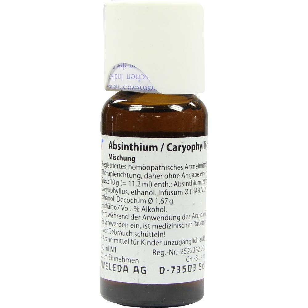 WELEDA ABSINTHIUM/CARYOPHYLLI comp.Dilution 50 ml Mischung