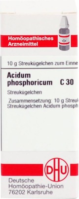 ACIDUM PHOSPHORICUM C 30 Globuli 10 g Globuli