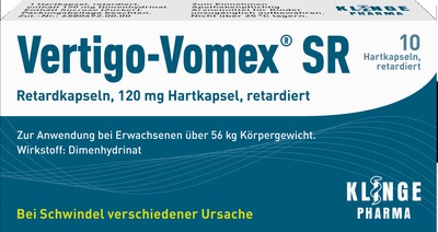 Vertigo-Vomex SR Retardkapseln 10 St Retard-Kapseln