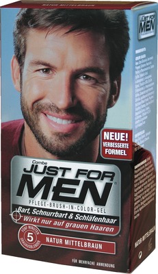 JUST for men Brush in Color Gel mittelbraun 28.4 ml Gel