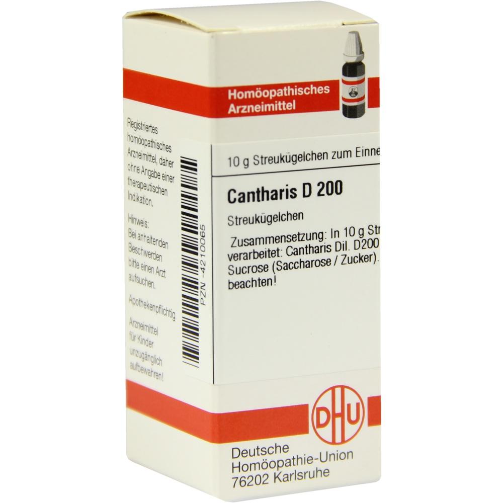 CANTHARIS D 200 Globuli 10 g Globuli