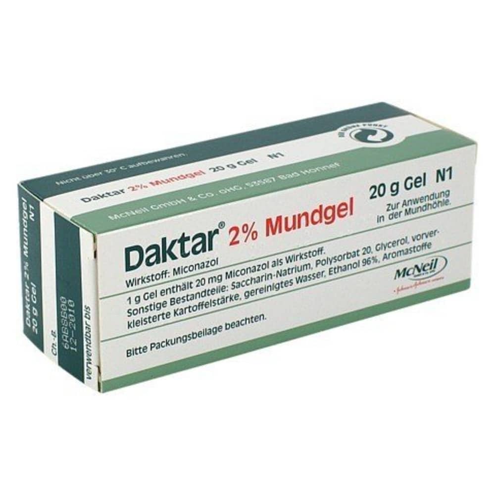 Daktar 2% Mundgel 20 g Gel