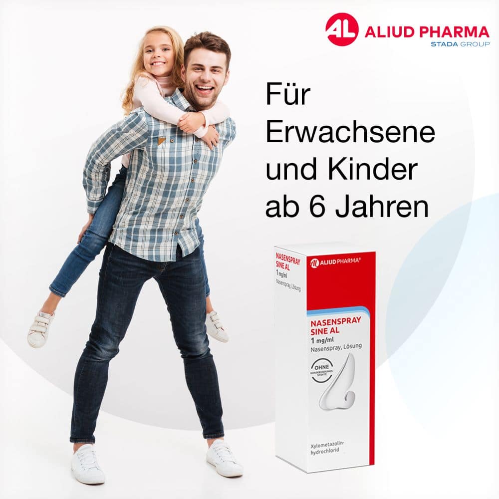 Nasenspray sine AL 1 mg / ml bei Schnupfen