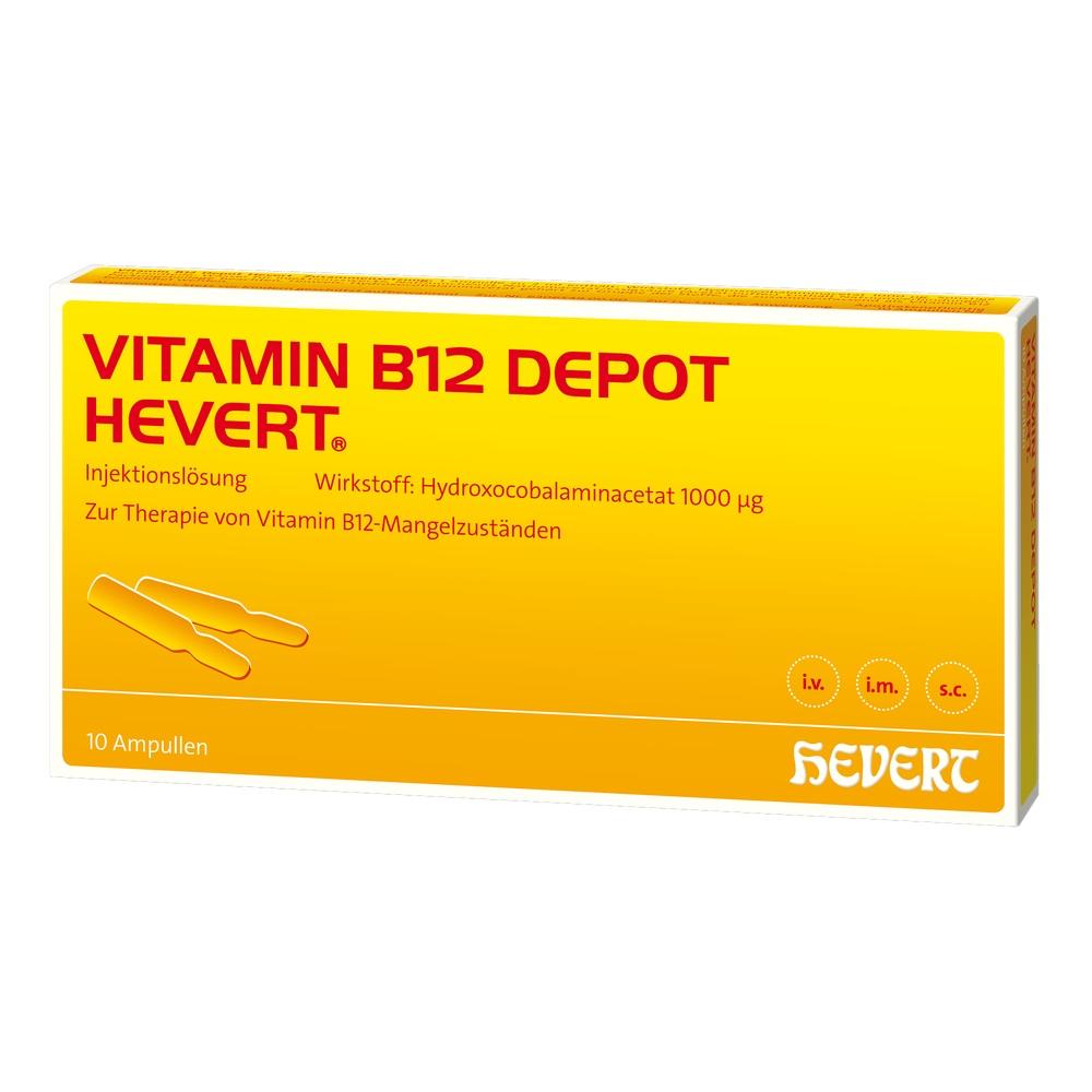 VITAMIN B12 DEPOT HEVERT 10 St Ampullen