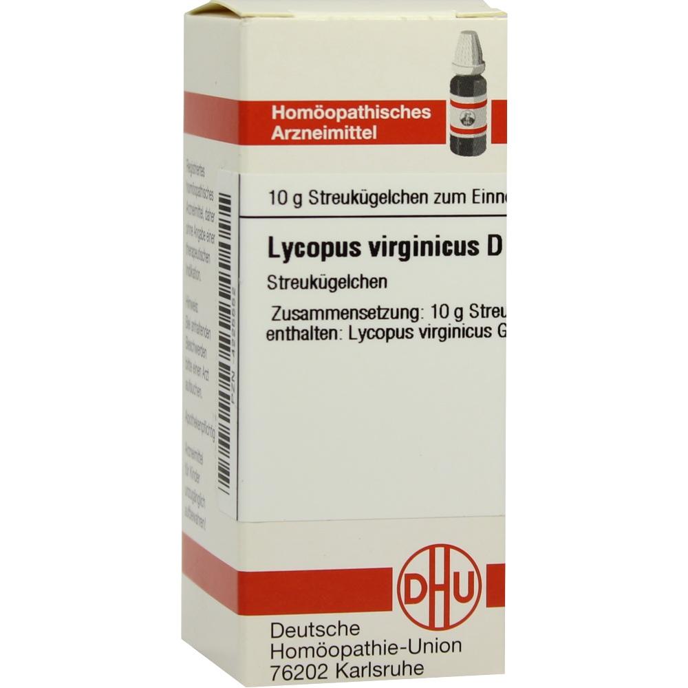 LYCOPUS VIRGINICUS D 4 Globuli 10 g Globuli