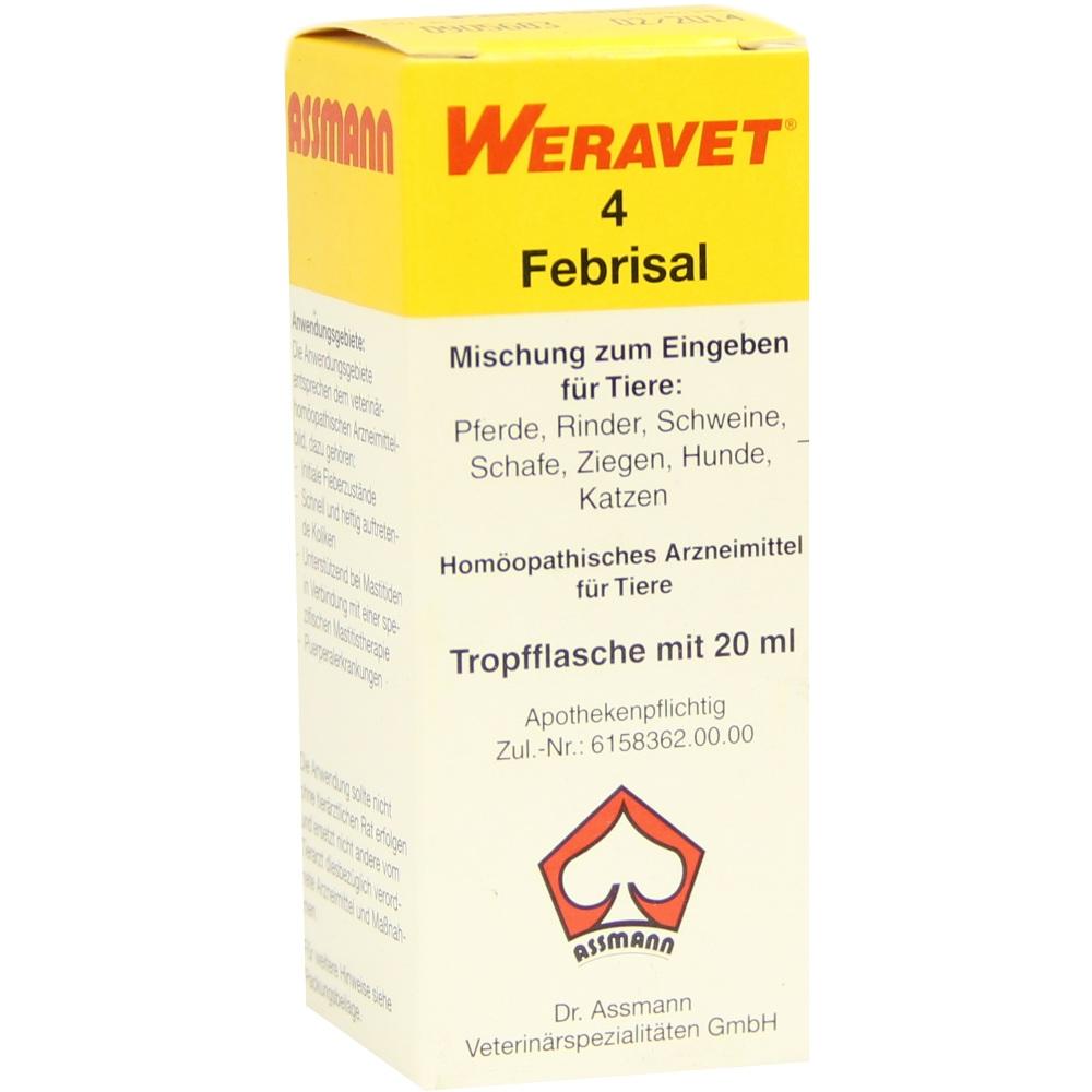 FEBRISAL 4 Tropfen vet. 20 ml Tropfen