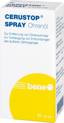CERUSTOP Ohrenöl-Spray 10 ml Spray