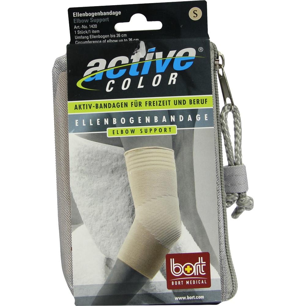 BORT ActiveColor Ellenbogenbandage small haut 1 St Bandage