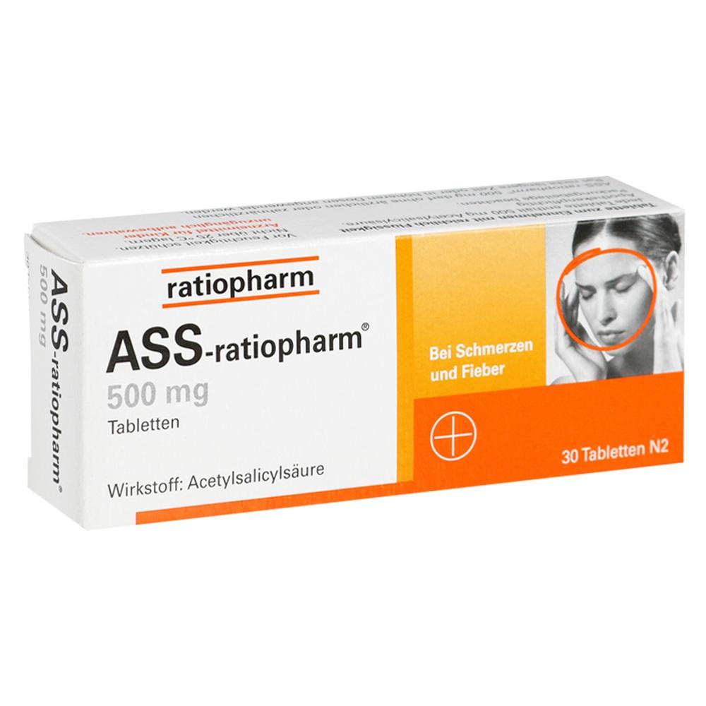 ASS-ratiopharm 500mg 30 St Tabletten