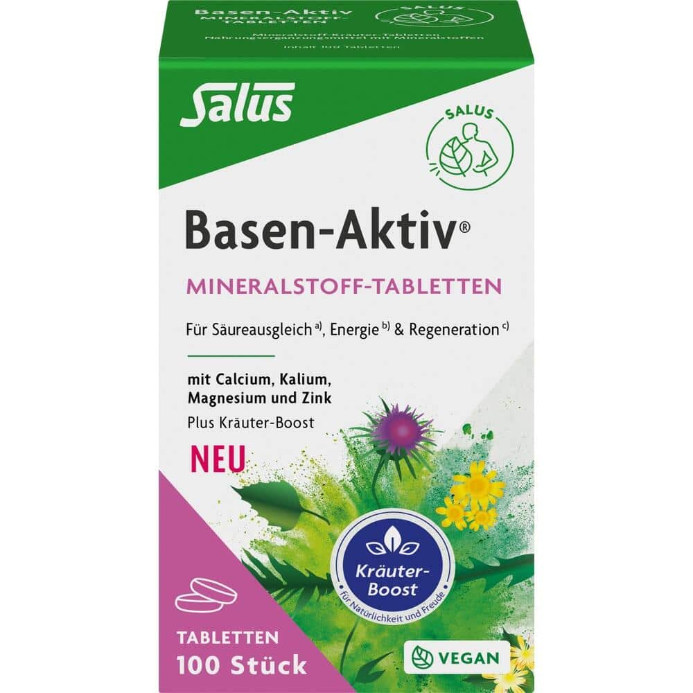 Salus Basen-Aktiv Mineralstoff-Kräuter-Tabletten 100 St Tabletten