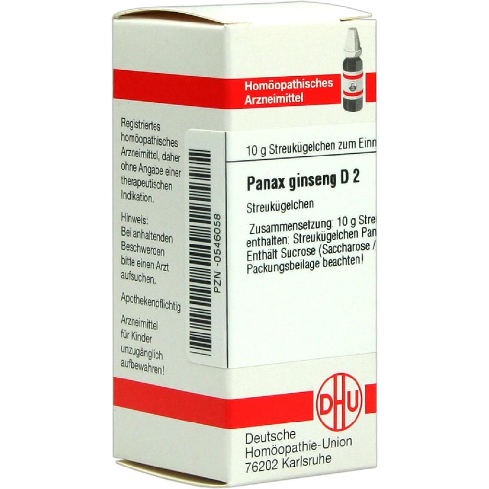 PANAX GINSENG D 2 Globuli 10 g Globuli