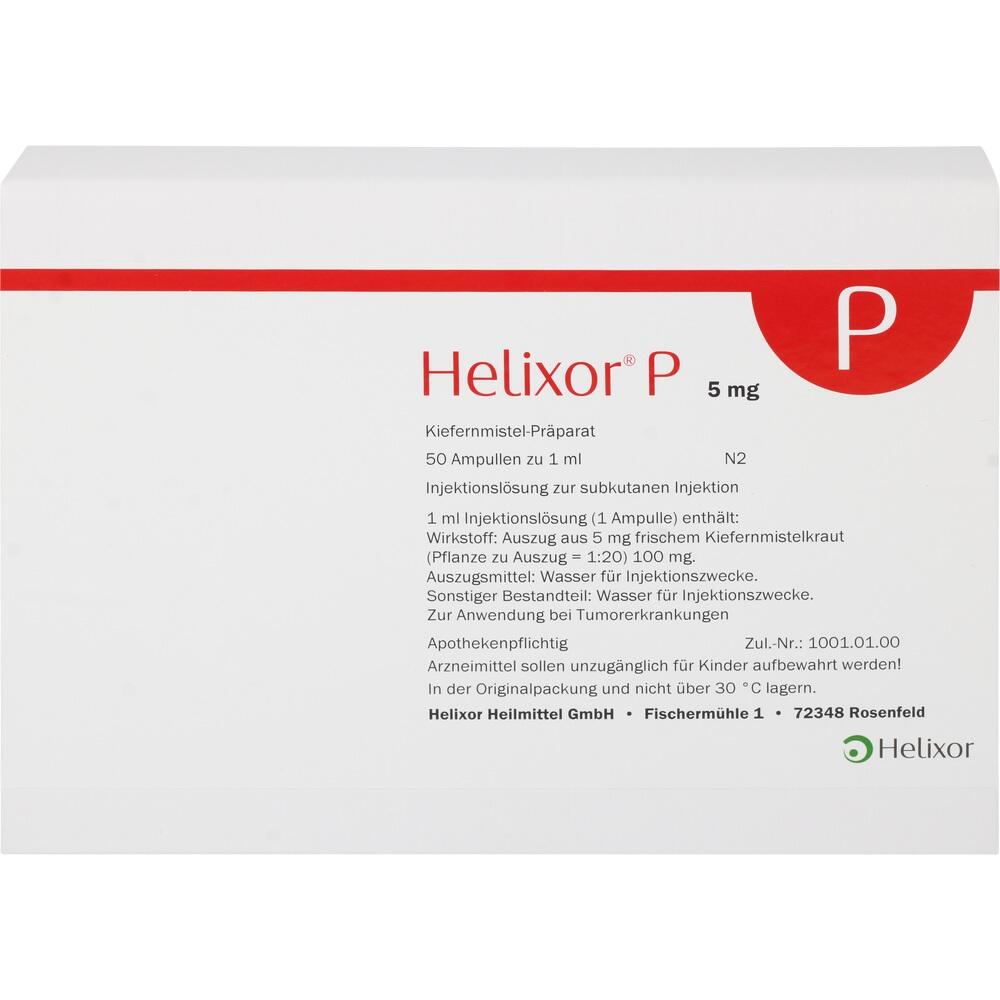 HELIXOR P Ampullen 5 mg 50 St Ampullen
