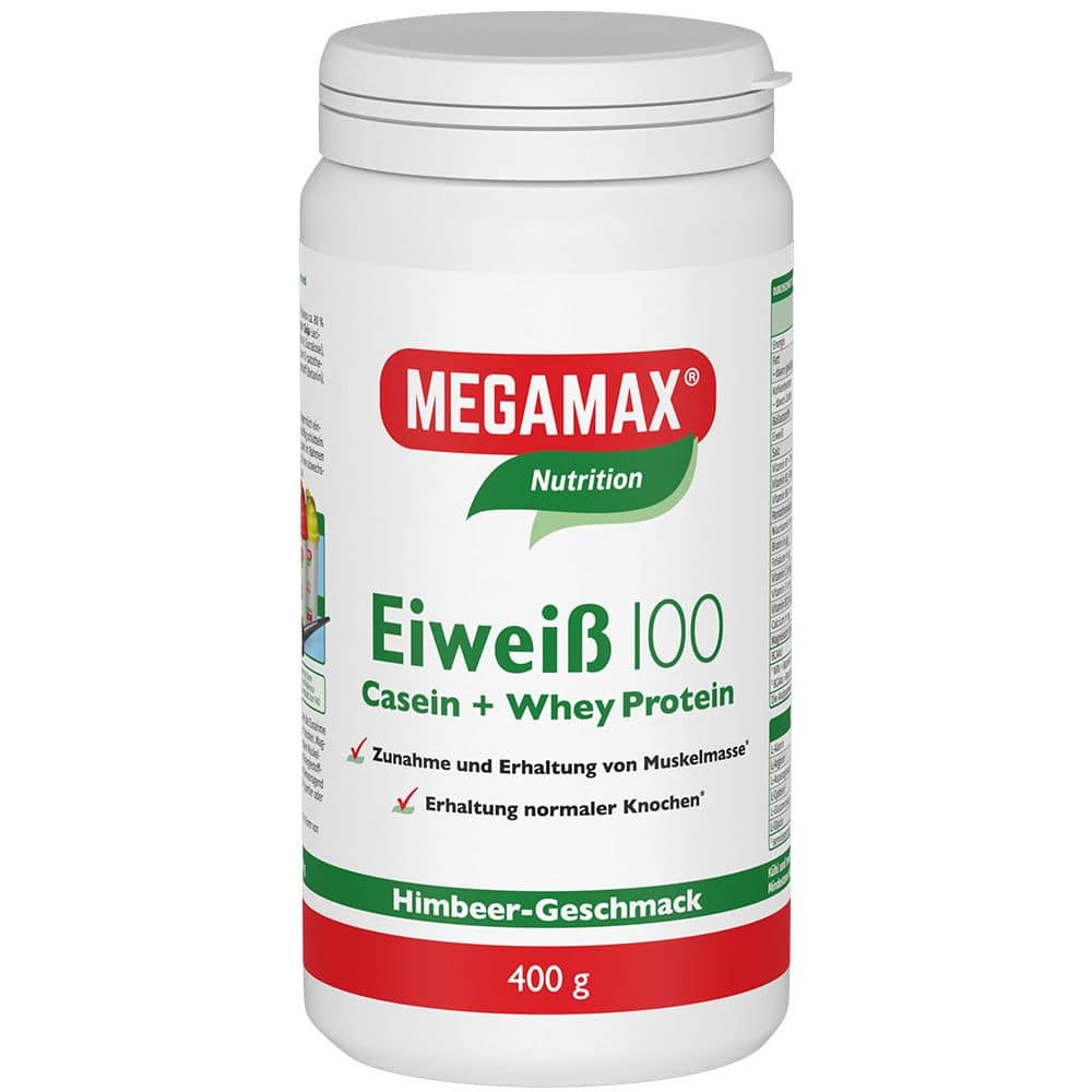 EIWEISS 100 Himbeer Megamax Pulver 400 g Pulver