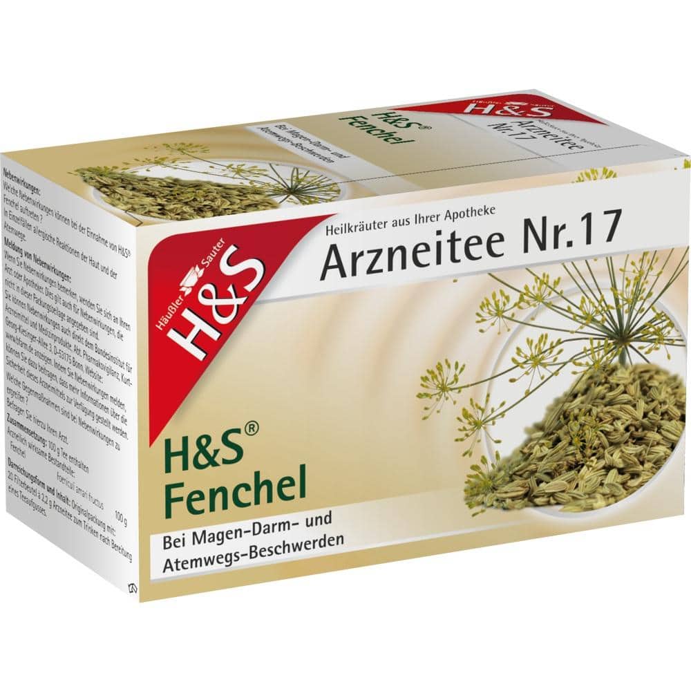 H&S Arzneitee Fencheltee ungemischt 20X2.2 g Filterbeutel
